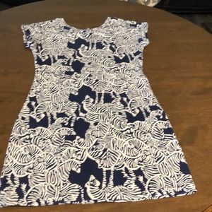 Lilly Pulitzer Navy zebra dress